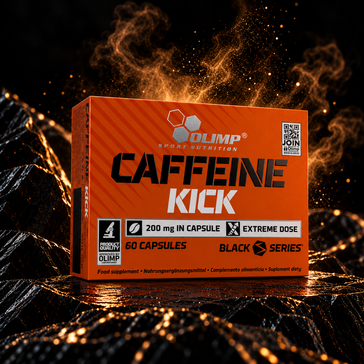 OLIMP CAFFEINE KICK – 200 MG | 60 CAPSULES