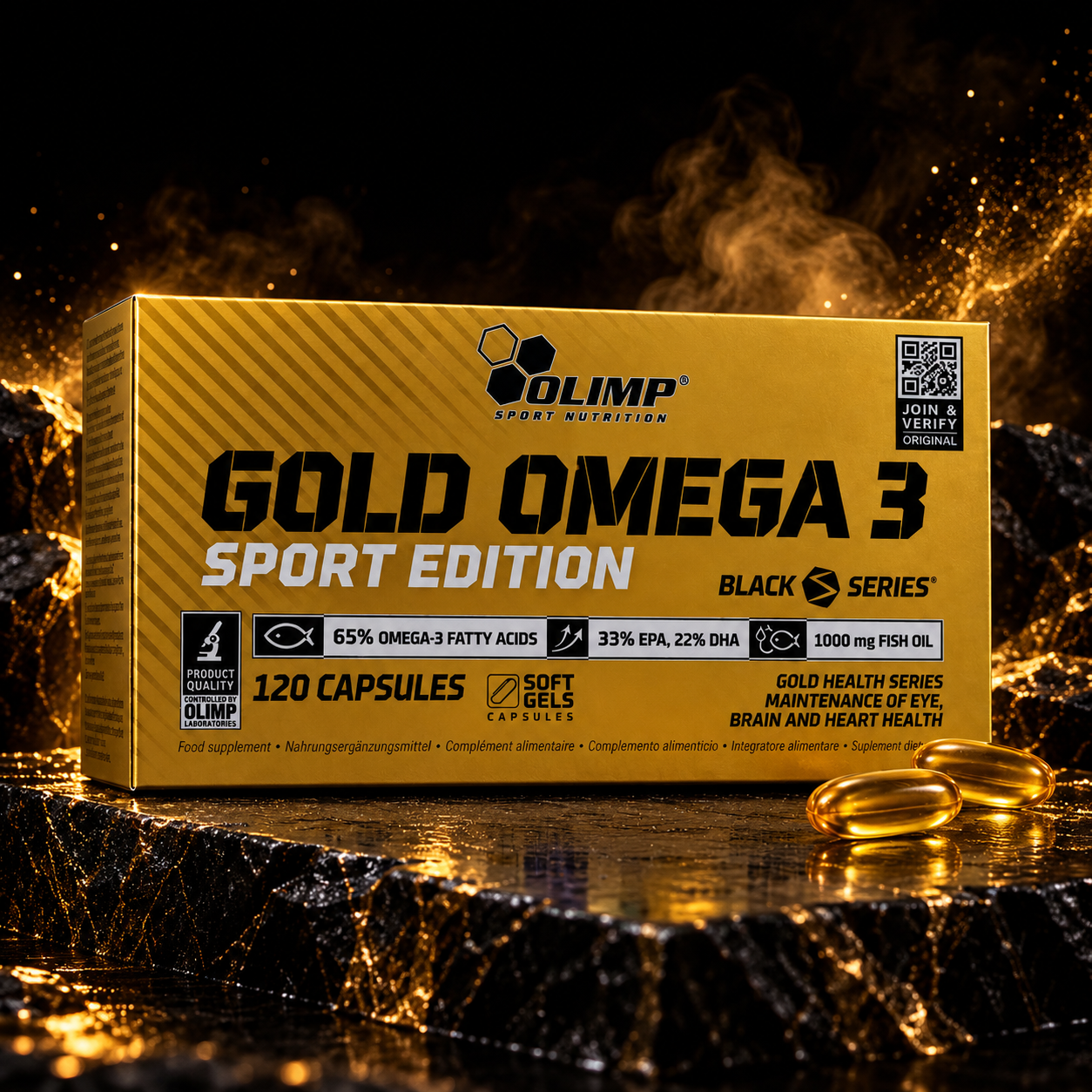 Olimp Gold Omega 3 Sport Edition 120 Softgels