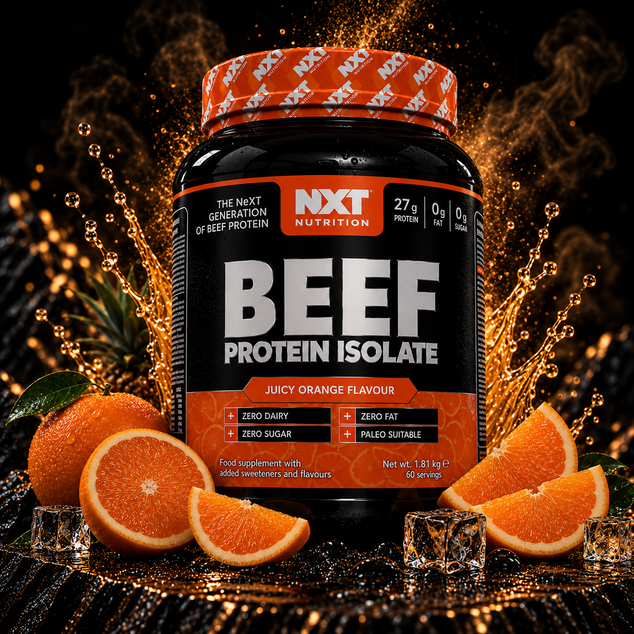 NXT Nutrition Beef Protein Isolate 1800g