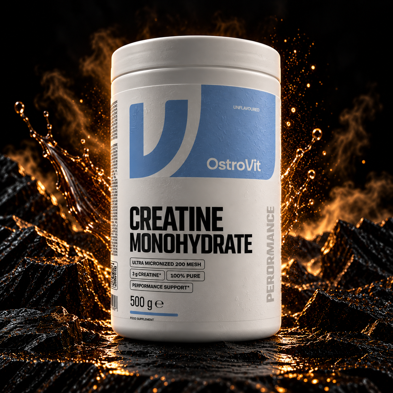 OstroVit Creatine Monohydrate 200 MESH – 500g – Unflavoured